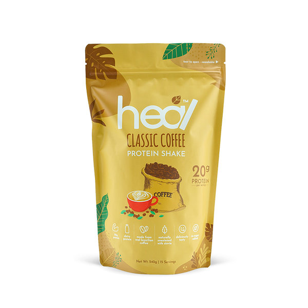 Heal Classic Coffee Dairy Protein Shake 540grams