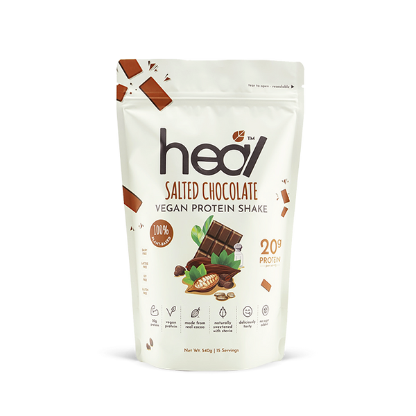 Heal Salted Chocolate Vegan Protein Shake 540grams
