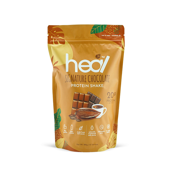Heal Signature Chocolate Dairy Protein Shake 585grams